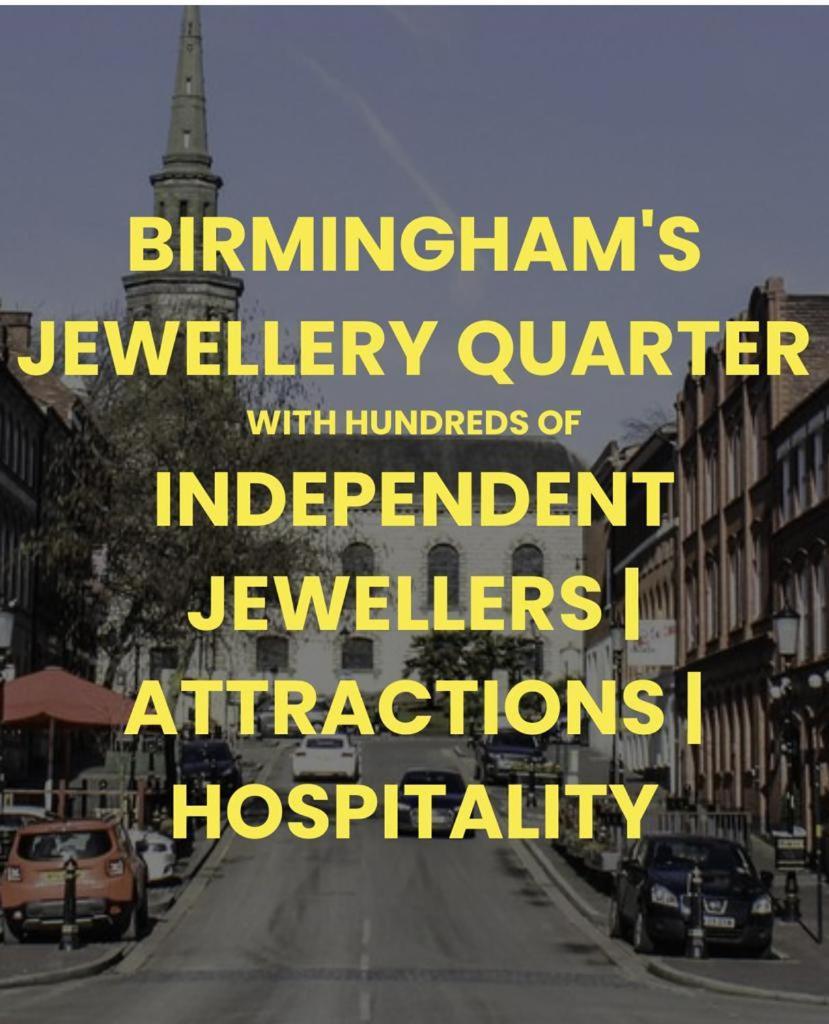 Cool Top Floor Apartment Very Near Birmingham Centre Buitenkant foto